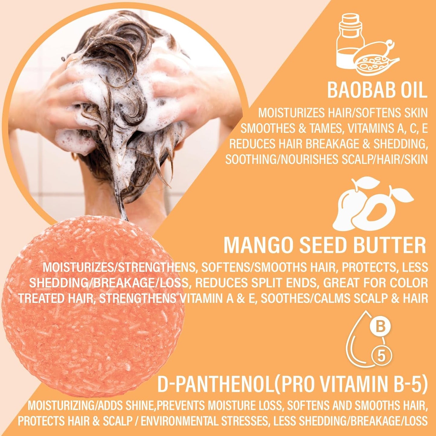 Mango Shampoo Bar | Frizz | Shampoo Bar Store