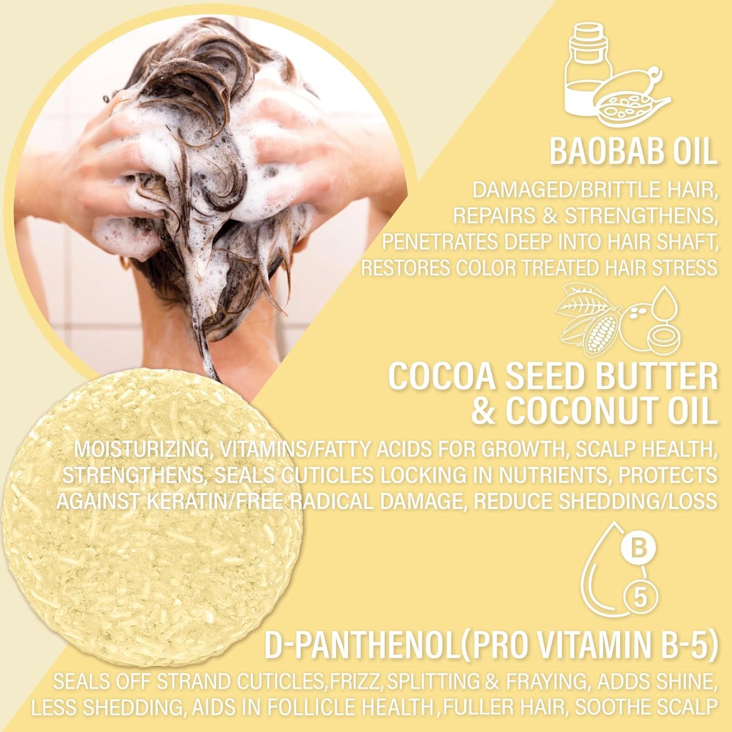 Pina Colada Shampoo Bar | Hydrate | SBS