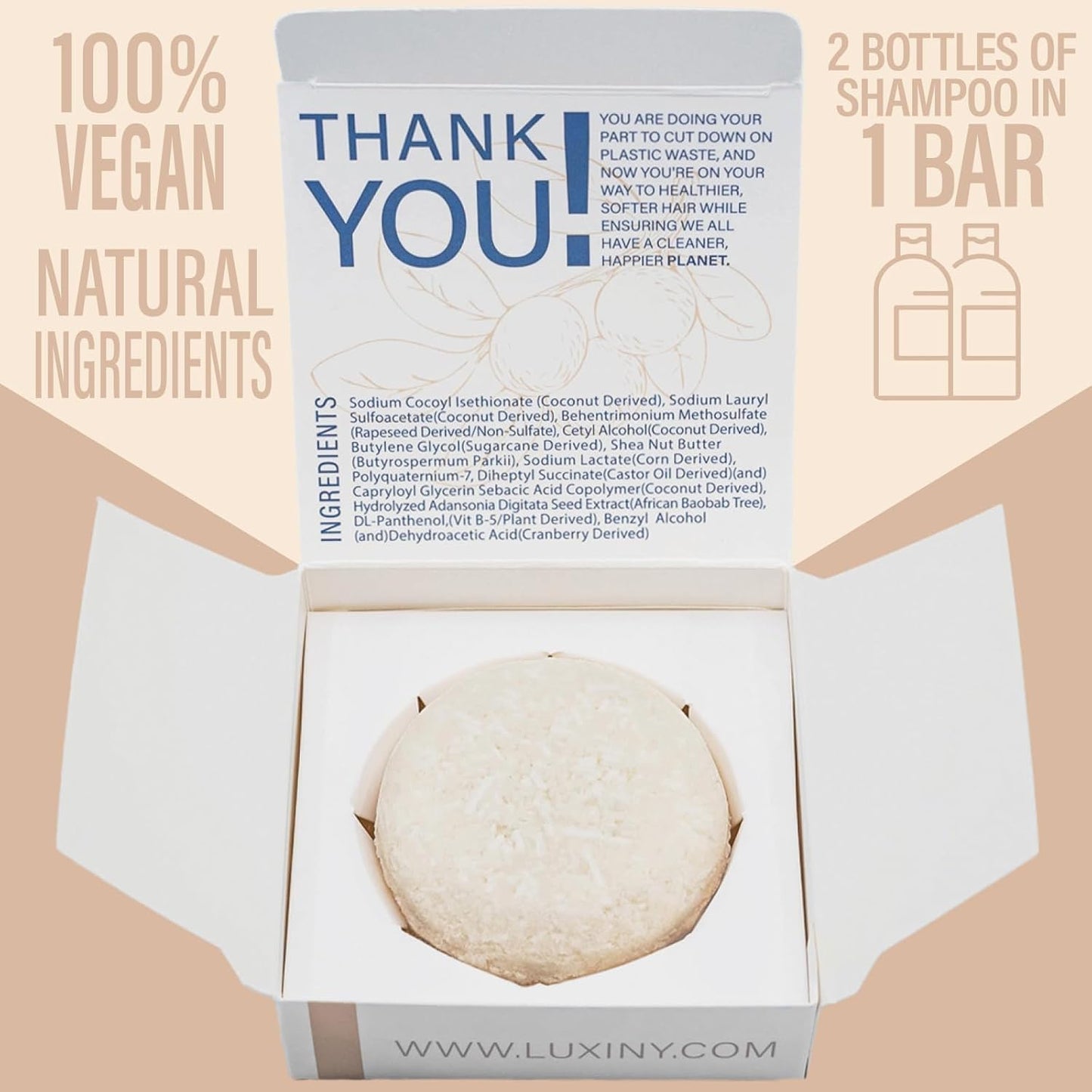Unscented Shampoo Bar | Strength | Shampoo Bar Store