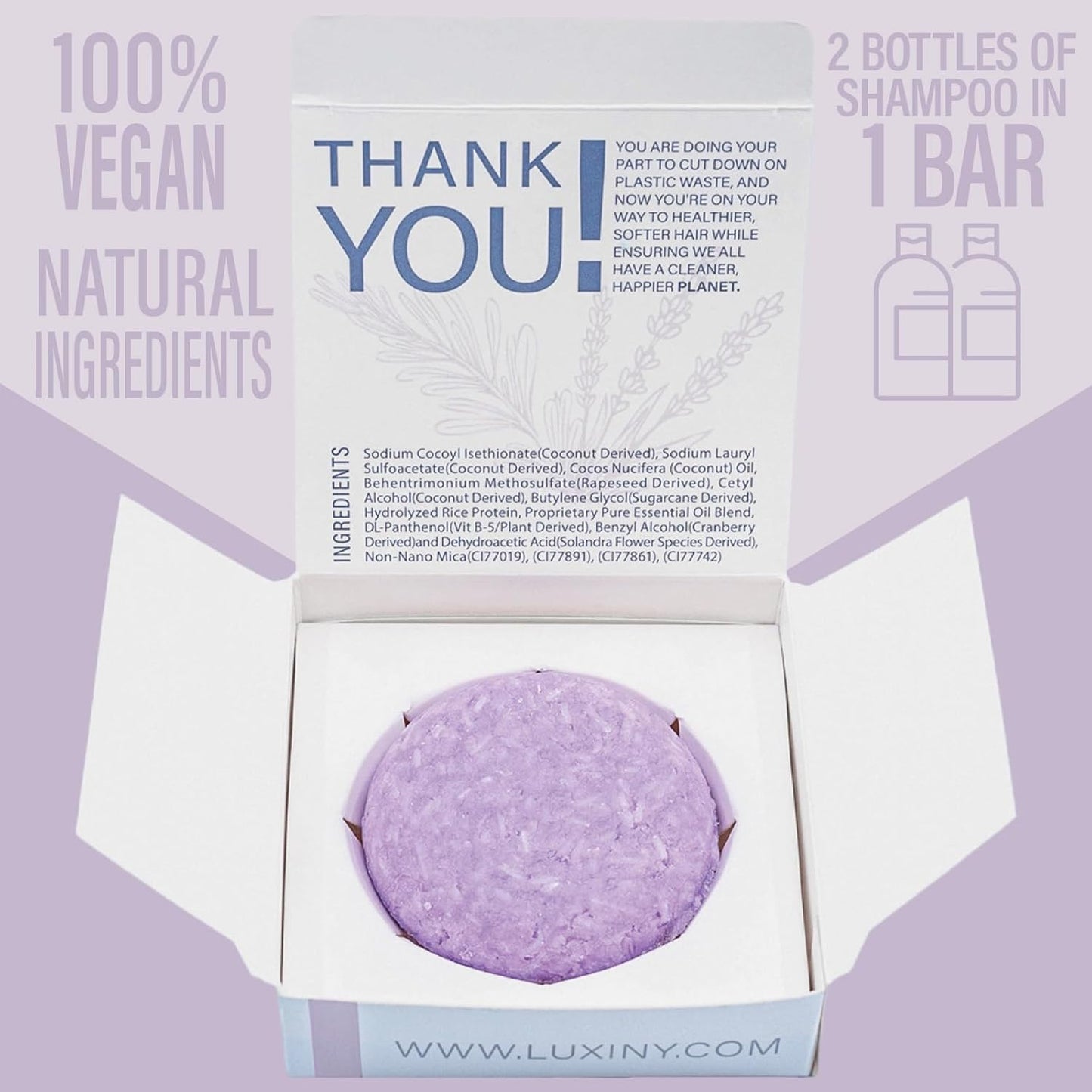 Rosemary Lavender Shampoo Bar | Volume | SBS