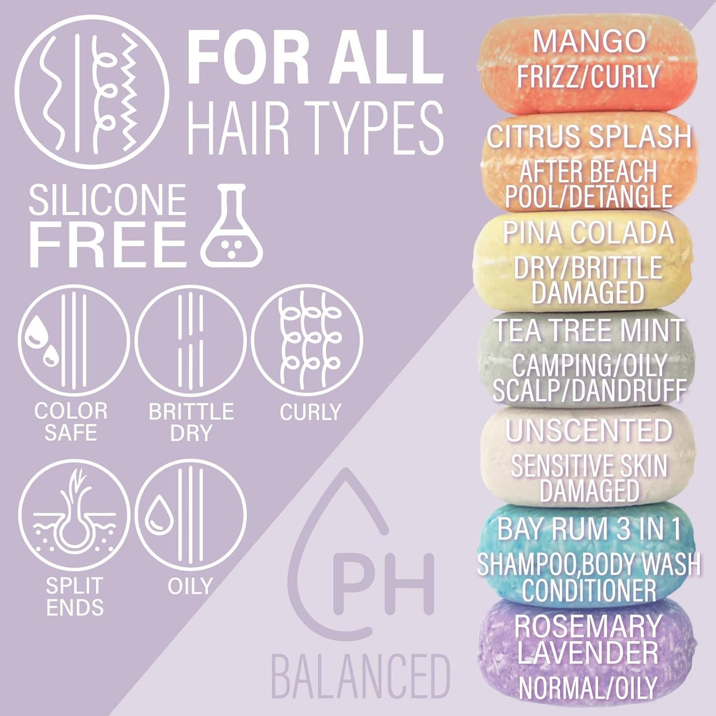 Rosemary Lavender Shampoo Bar | Volume | SBS