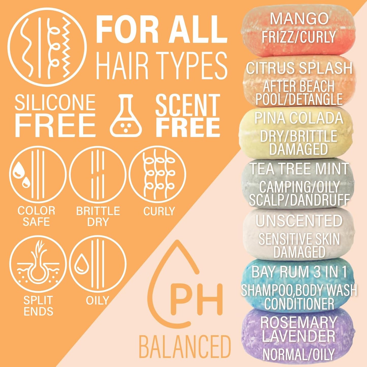 Mango Shampoo Bar | Frizz | Shampoo Bar Store